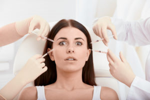 A woman wary about cosmetic procedures
