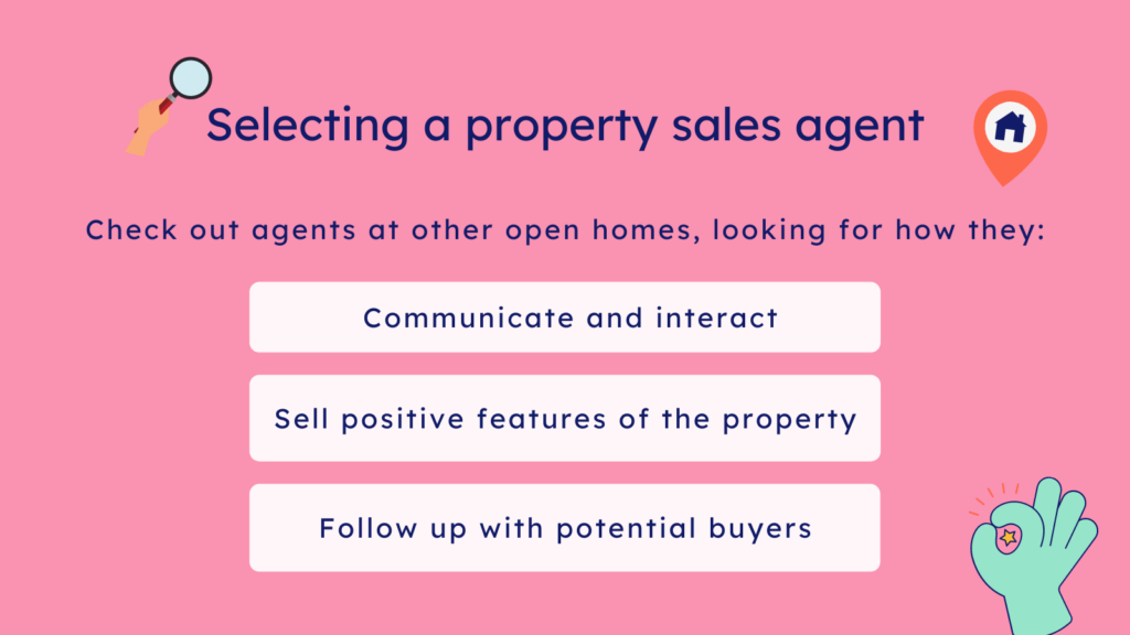 Selecting a sales agent
