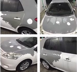 Lyda's Toyota peeling paint on all panels
