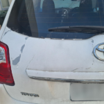 Toyota paint peeling sample