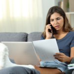 An injured woman complaining after reading what income protection does not cover
